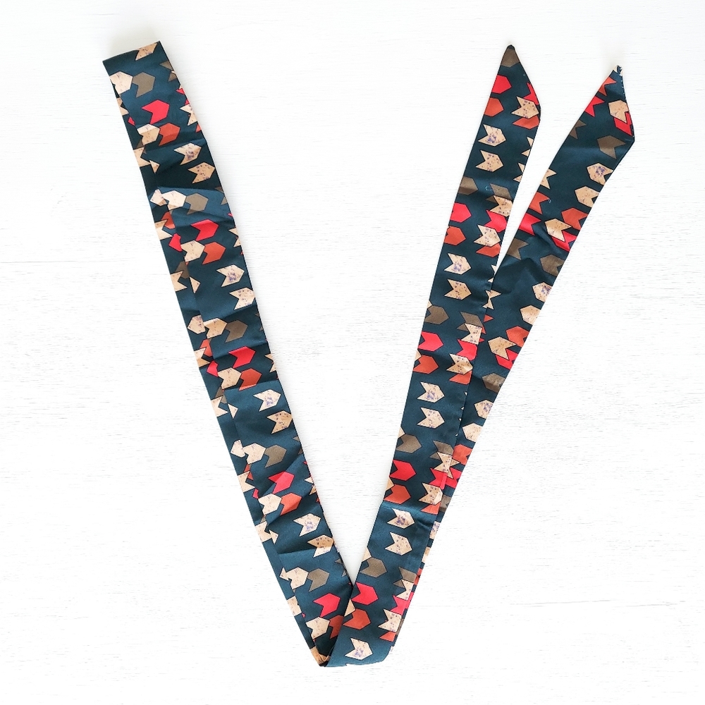 Patterned Twilly Scarf - Picture 4 of 11